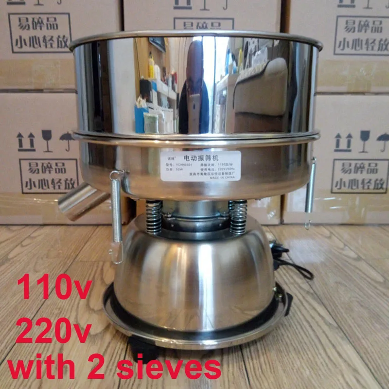 

Tamiz vibratorio para maquina de polvo, colador electrico pequeno de acero inoxidable, maquina criba vibracion de polvo medicina