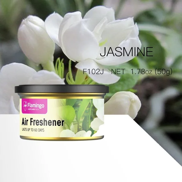 Jasmine 1,73 унций автомобильный освежитель воздуха для автомобиля, твердый ароматизатор, коробка, дезодорант, ванильный аромат, аксессуары для интерьера - Название цвета: Jasmine