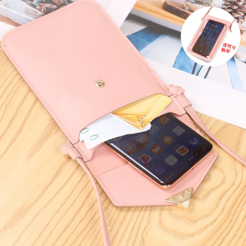 Сумка-мессенджер Женская прозрачная с отделением для сенсорного экрана