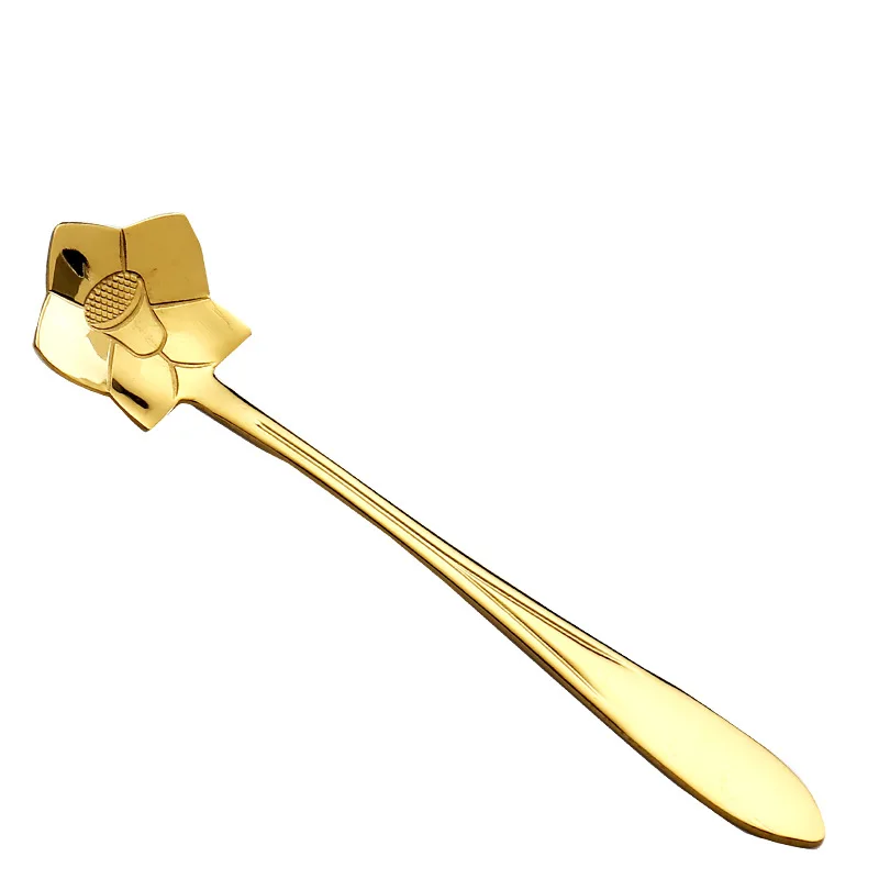 Цветочная кофейная ложка ложки для мороженого десерта совок посуда из