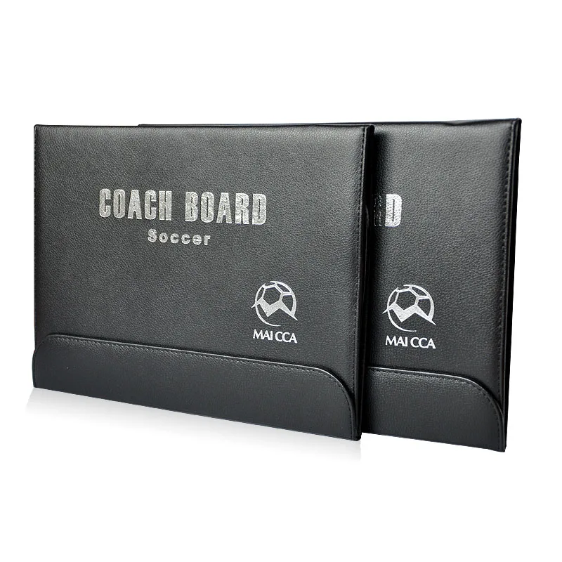 MAICCA Magnetic Football Coaching Board Folding Soccer Coach Tactics Book Set with Pen Clipboard Teaching Equimpment