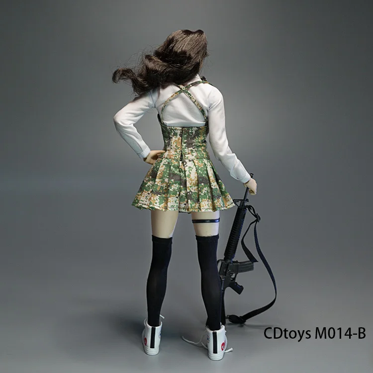 Cdtoys M014 1/6 женская модель одежда для солдат JK Костюм Униформа с кроссовками носки