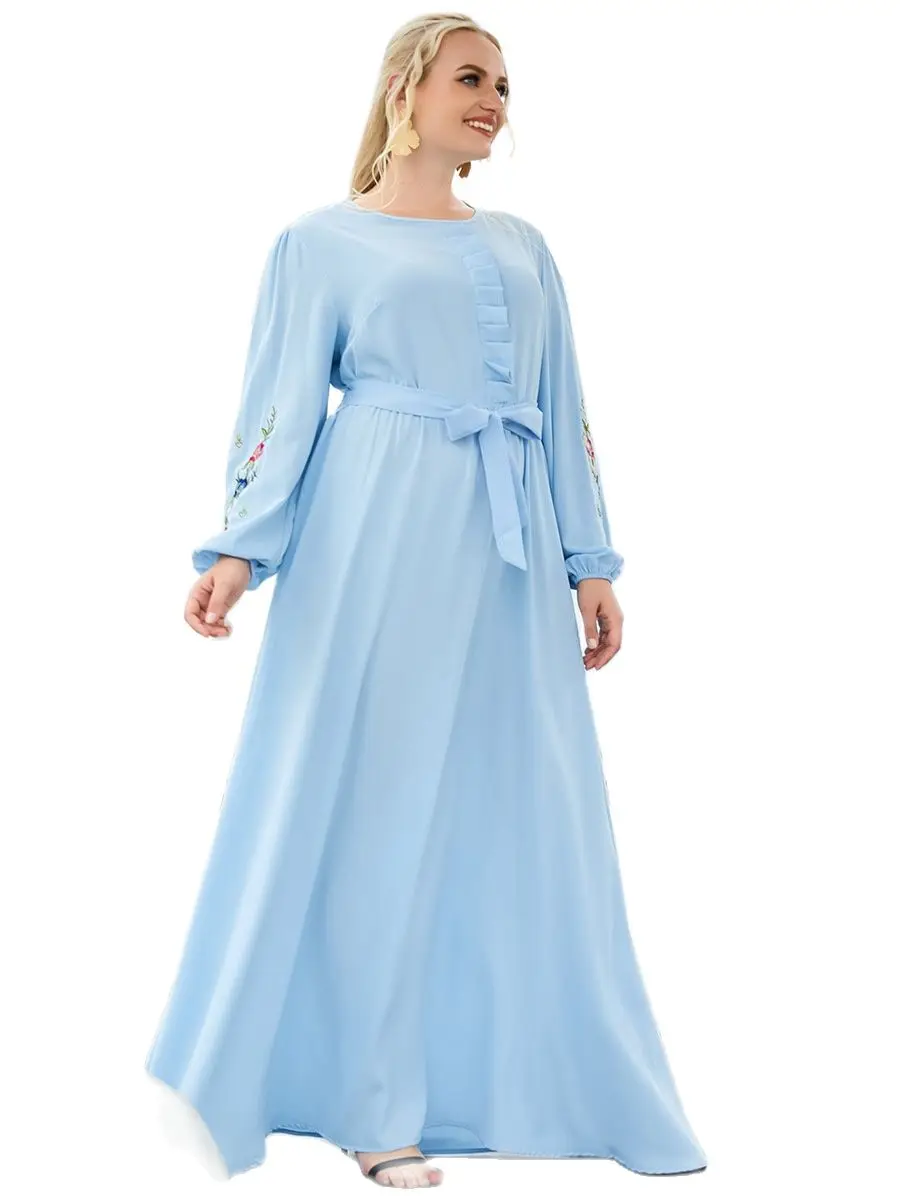 

Обычная абайя в марокканском стиле, бархатная, Дубай, абайя, мусульманская одежда