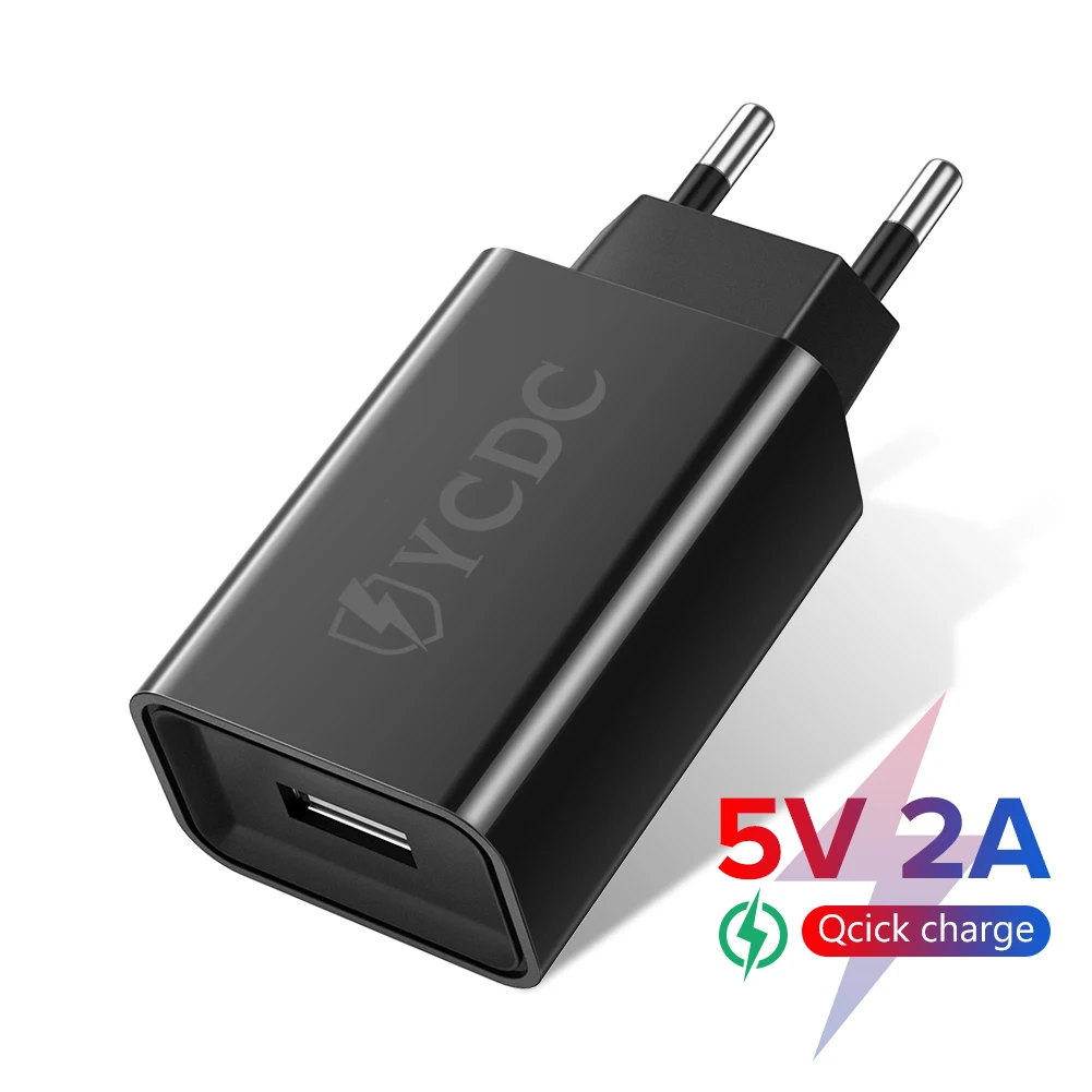 

YCDC USB Charger Mobile Phone Fast Charging Adapter For Xiaomi Redmi Note 9 8 7 iPhone 13 12 Samsung Wall Phone Charger