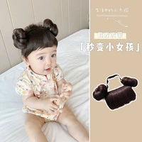 baby wig hat baby hair band wig cos hair ornaments full moon photo web celebrity ins photography for children modeling