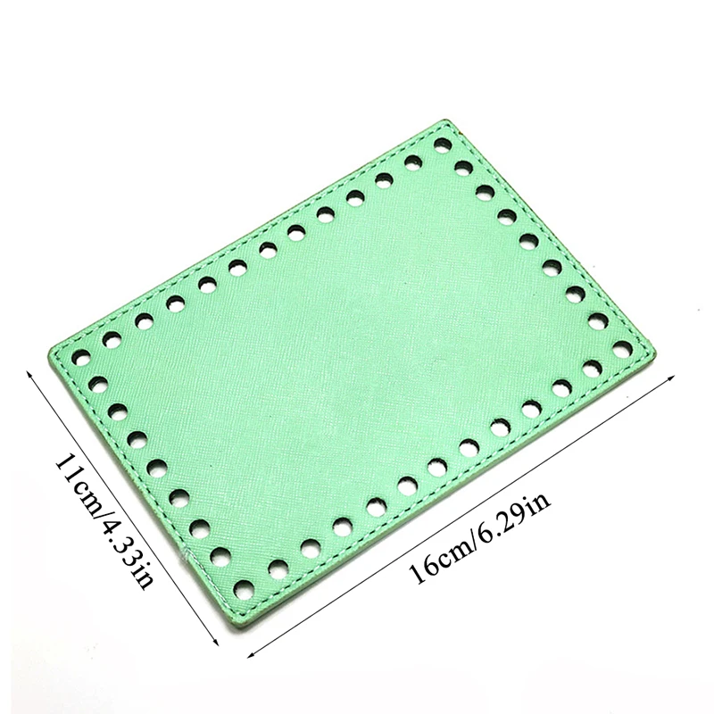 Основание для вязаной сумки 16*11 см искусственная кожа основание прямоугольной