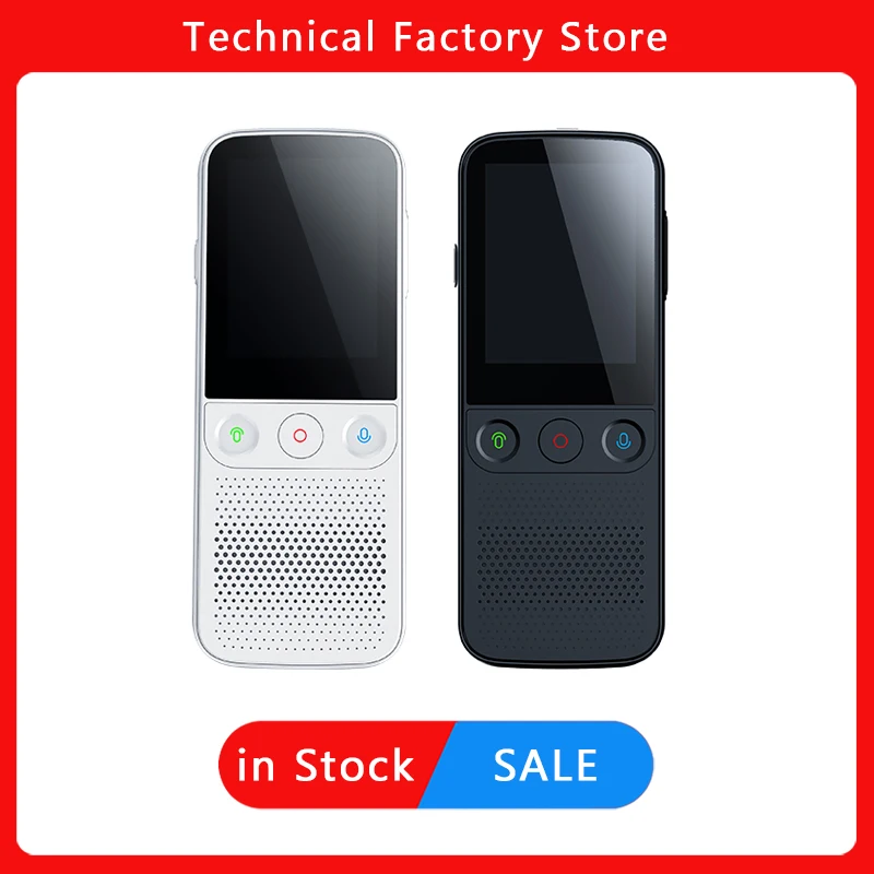 in Stock T10 PRO intelligent voice translation Spanish and other 138 languages support online translation AI learning conversion