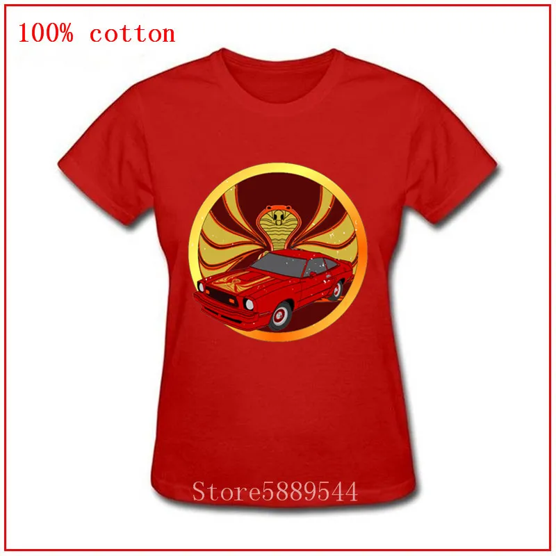 Женская футболка в стиле ретро Cobra Kai King Snake Vestido с коротким рукавом и вырезом