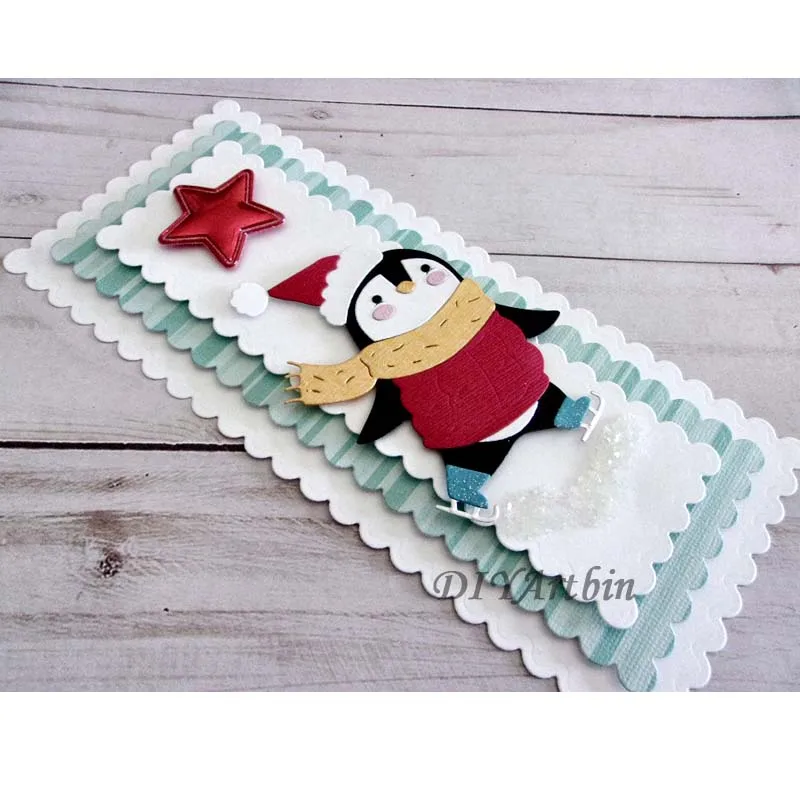 Металлические пресс формы в виде пингвина фотоальбом с тиснением|Вырубные