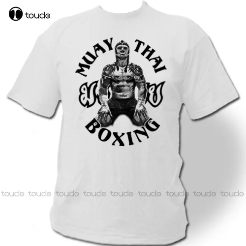 

O-Neck Hipster T-Shirt Mens Muay Thai Fighter Fight Glory Boxer Sporter Competition Fun Print T Shirt Men fashion funny new