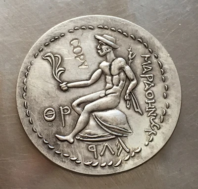 Копия греческих монет неправильного размера | Дом и сад