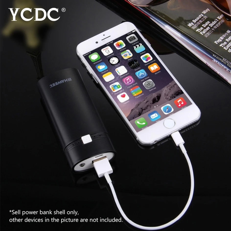 Держатель для аккумулятора ABS 18650 зарядное устройство чехол фонарика Корпус