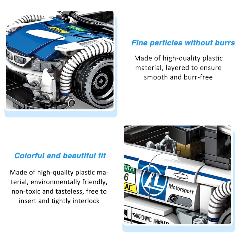 

SEMBO City Racing Car Technic Speed Pull Back Supercar 3D Model Building Blocks Kit Supercar DIY Mini Diamond Bricks Toy for Kid