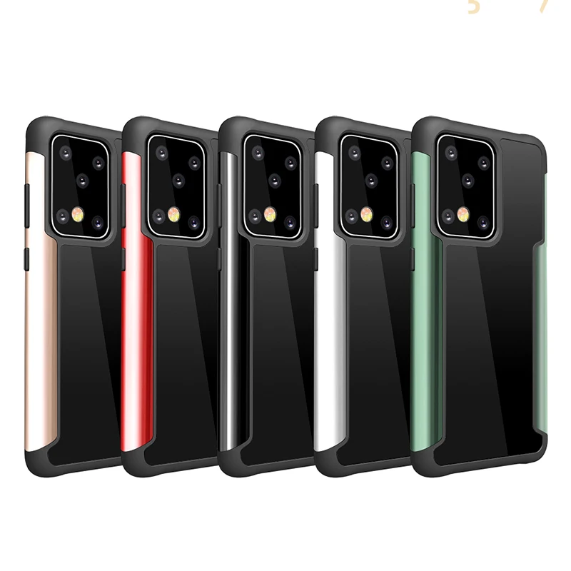 Чехол для телефона Samsung Galaxy S20 S10 Note 10 9 Plus Lite металлический противоударный
