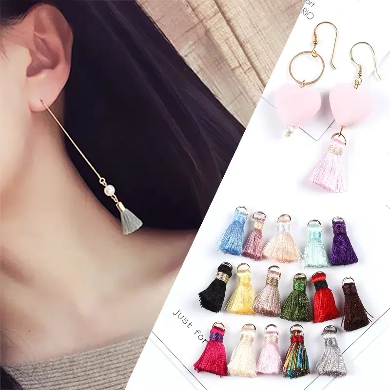 10 шт. 20 мм мини металлическое подвесное кольцо кисточка отделка кулон Сделай Сам