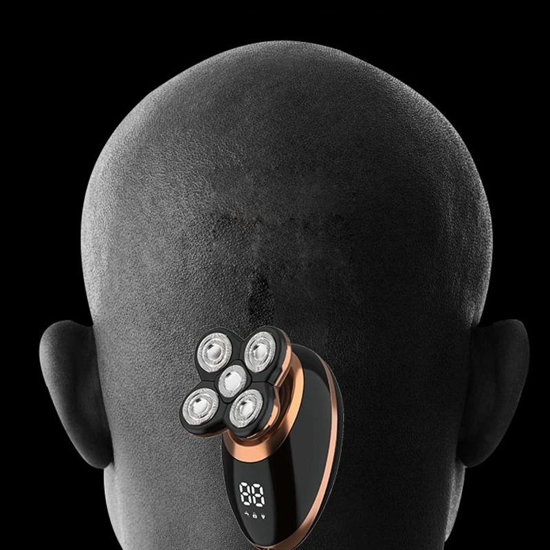 

wet dry electric shaver for men beard hair trimmer electric razor rechargeable bald shaving machine LCD display grooming kit