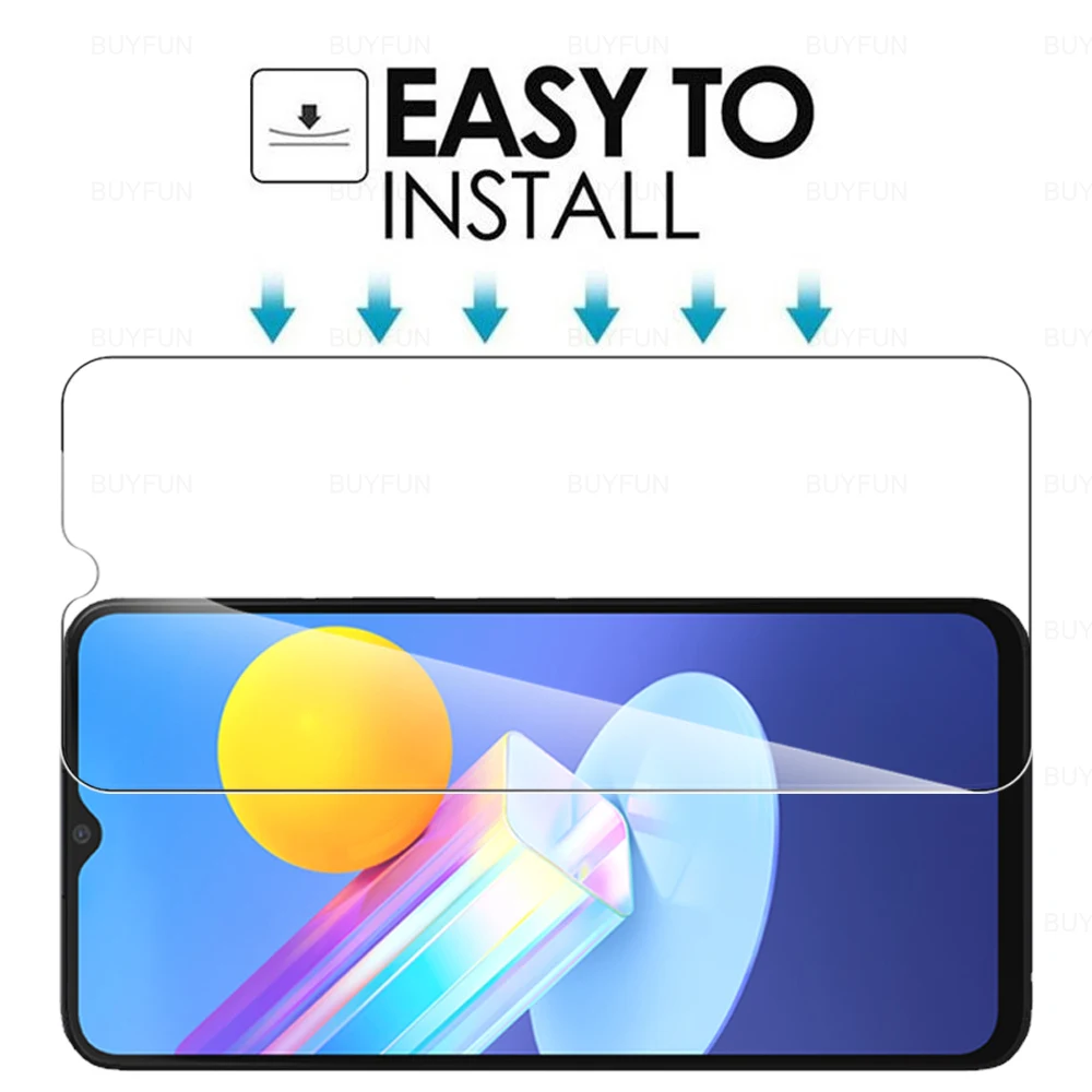 4in1 tempered glass for vivo y72 y52 5g camera lens protective film for vivo y 31 51 20 20i 1s 11 2019 screen protector glass free global shipping