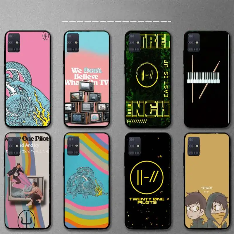 

HIMONBEN Twenty One Pilots 21 Phone Case For Samsung S21 S30 S10 S9 S8 S7 S6 S5 plus lite ultra edge soft Cover Fundas