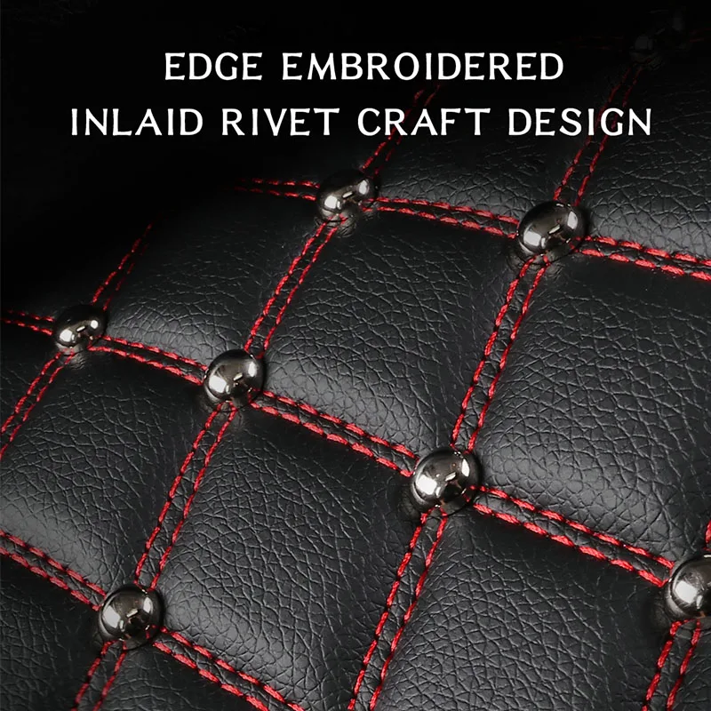 

( Front + Rear ) Special Ice silk + leather Universal Auto Seat Covers Suitable for 5-seat set car use High quality car seat cus