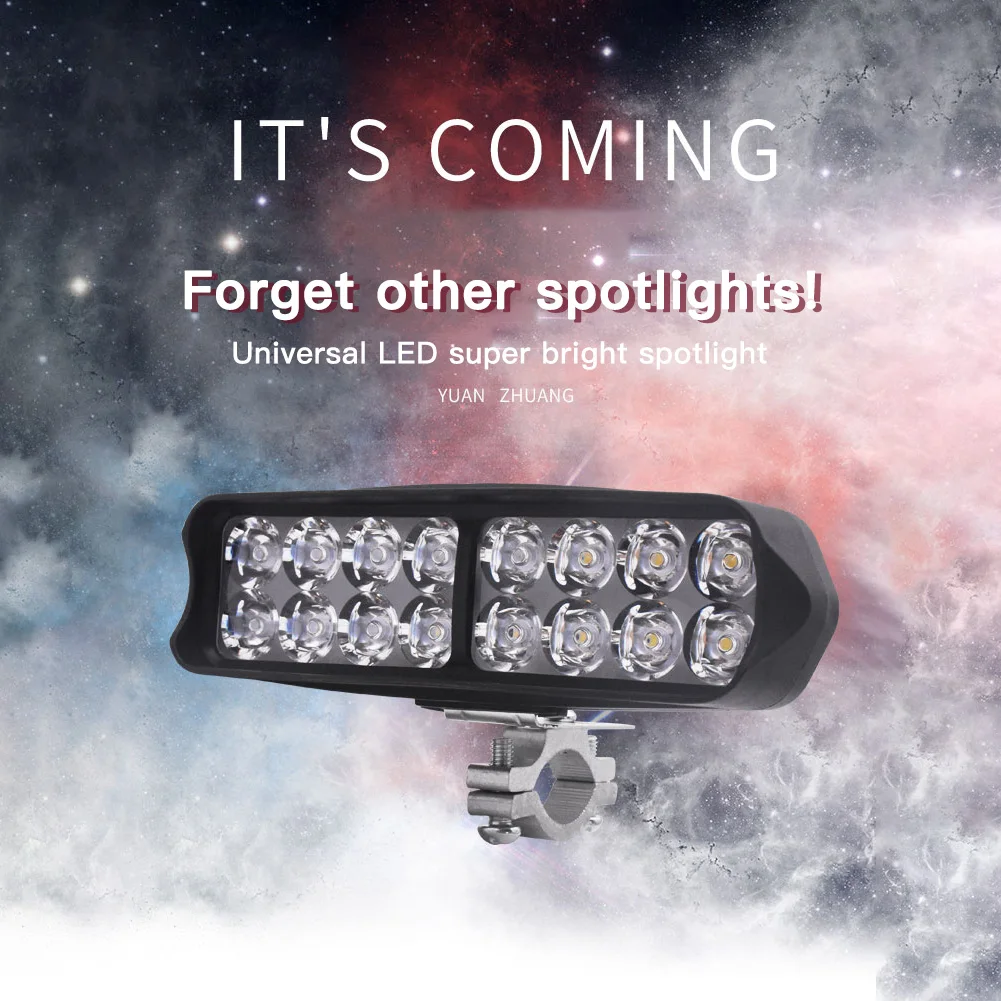 

LED Work Bar Light Headlight For Car Motorcycle Tractor Boat Off Road 4WD Truck SUV ATV 8/12/16LED Fog Lights Lamp Bulbs 12V 24V