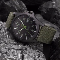 men watches waterproof date stainless steel military sports watch analog quartz wrist watch nylon strap relogio masculino
