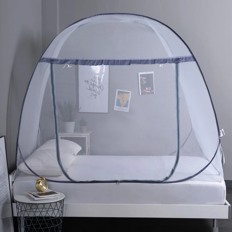 Двухсторонняя москитная сетка 180 см складная из полиэстера для репеллента на