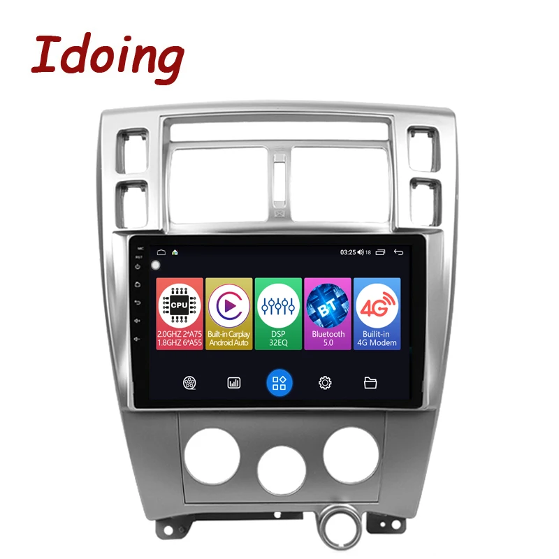 

Idoing10.2"Car Stereo Radio Multimedia Player For Hyundai Tucson 1 2004-2010 Android Auto GPS Navigation Head Unit Plug And Play