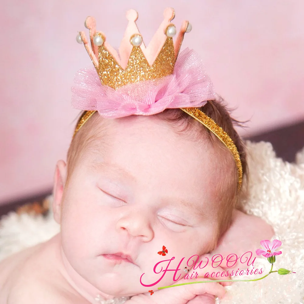 Повязки для волос девочек аксессуары головы детская Принцесса Королева Тиара