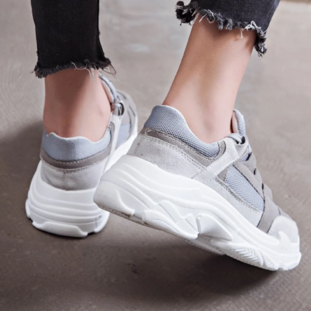 Повседневная женская уличная спортивная прогулочная обувь кроссовки на