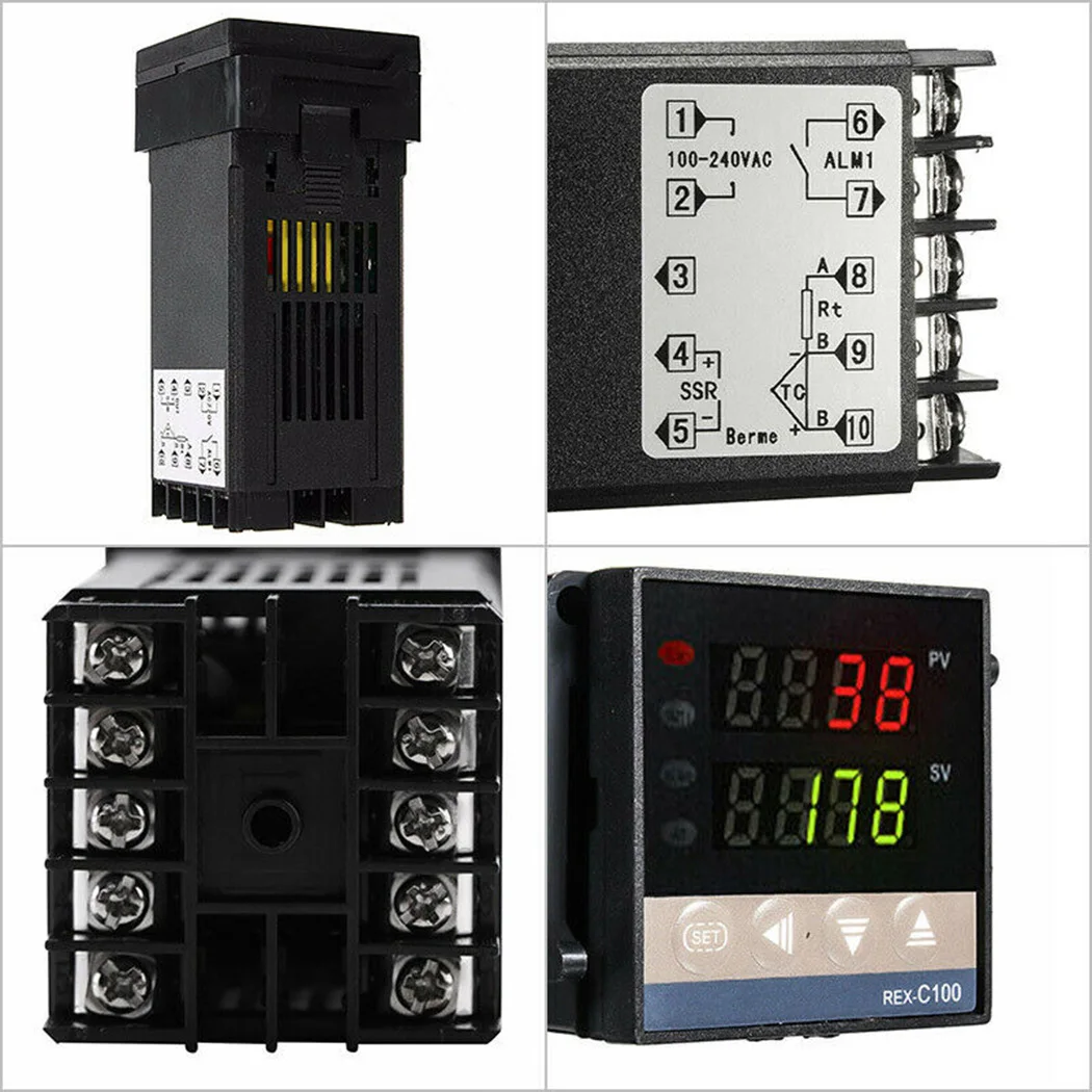 

PID Temperature Controller Temperature Controller Regulator SSR 50/60HZ