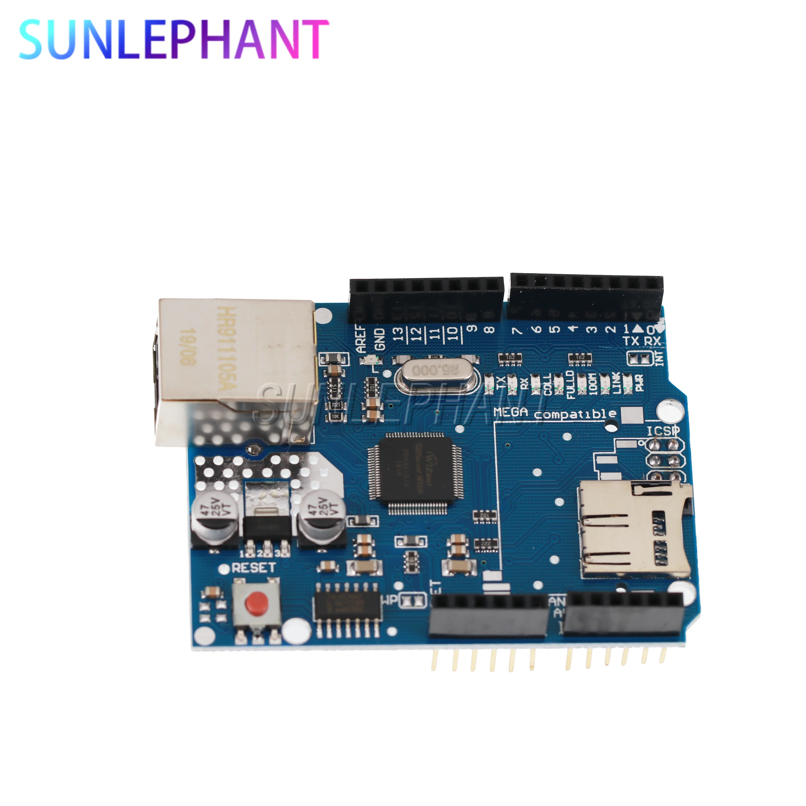 

UNO Shield Ethernet Shield W5100 R3 UNO Mega 2560 1280 328 UNR R3 only W5100 Development board