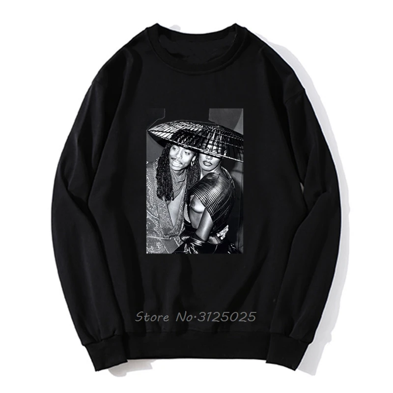 

Fashion Vintage Rick James & Grace Jones Retro hoodies Men Autumn Winter Pullover Sweatshirt Streetwear Harajuku