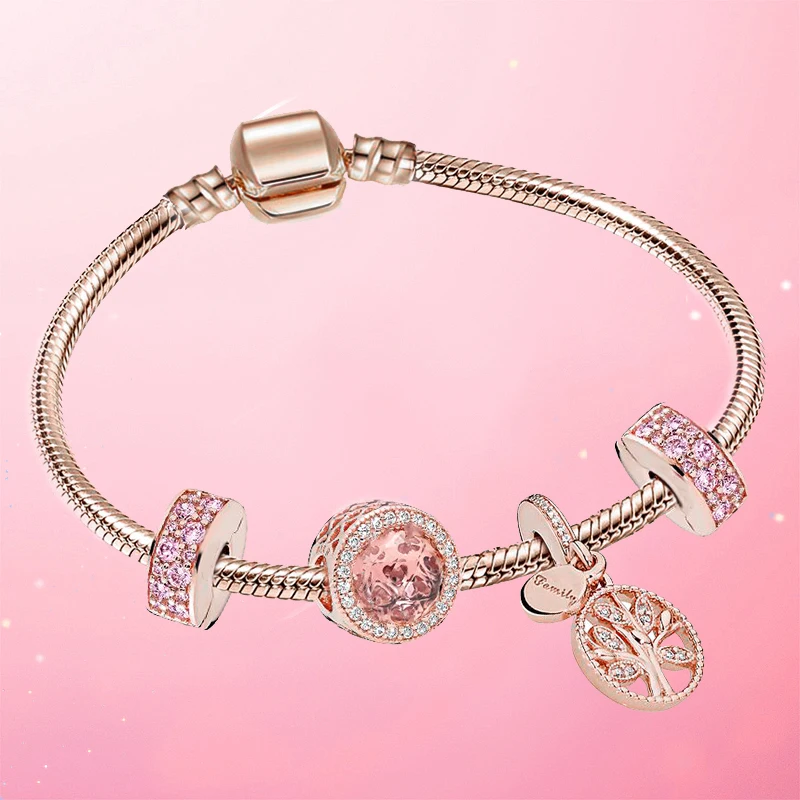 

Fine Brand Bracelet Gift Silver Plated Brand New Charm Bracelet for Women Snake Chain Metal Fashion Bracelets Zinc Alloy