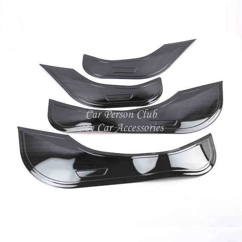 

Крышка панели боковой двери автомобиля для Hyundai ix35 2018 2019, защита от ударов, литые накладки для рамы, аксессуары из нержавеющей стали