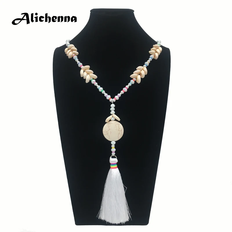 Новый Хрустальный корпус бусы ожерелье богемное Бохо мода кисточка ручной