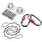 (Доставка сейчас) Аксессуары для гамака для йоги, настенное крепление, крючки, ромашка, сверхмощный подвесной комплект для йоги, потолка, качающихся