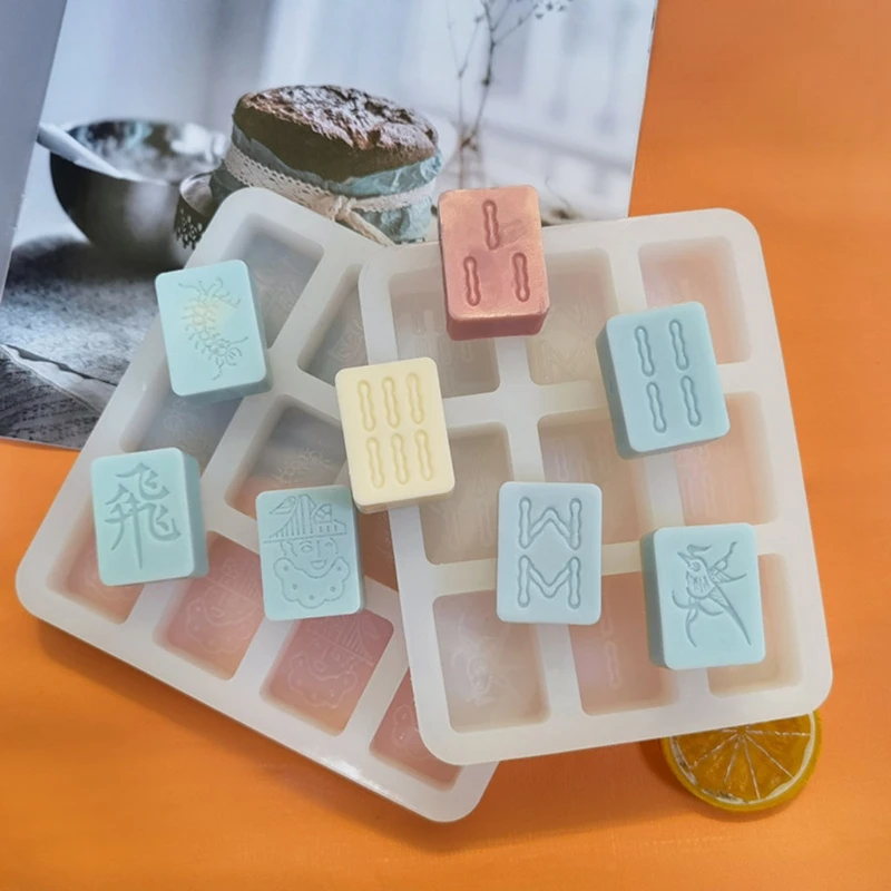 Креативные формы для литья из эпоксидной смолы в виде Маджонга силиконовые