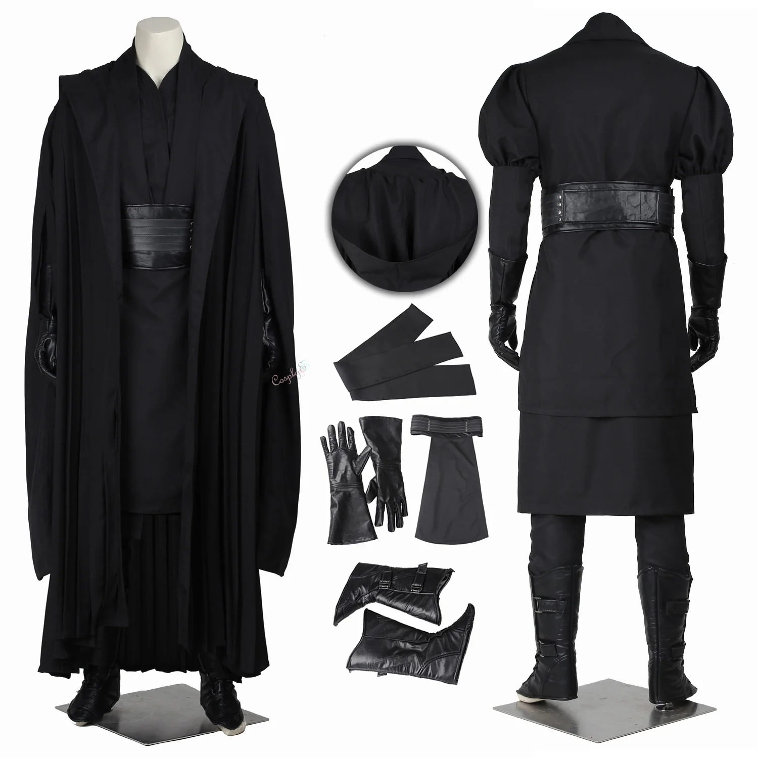 Костюм Дарта мауля из серии Звездные войны I The Phantom Menace черный костюм для