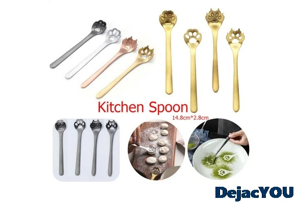 Креативная Милая мультяшная кофейная ложка из нержавеющей стали перемешивающая