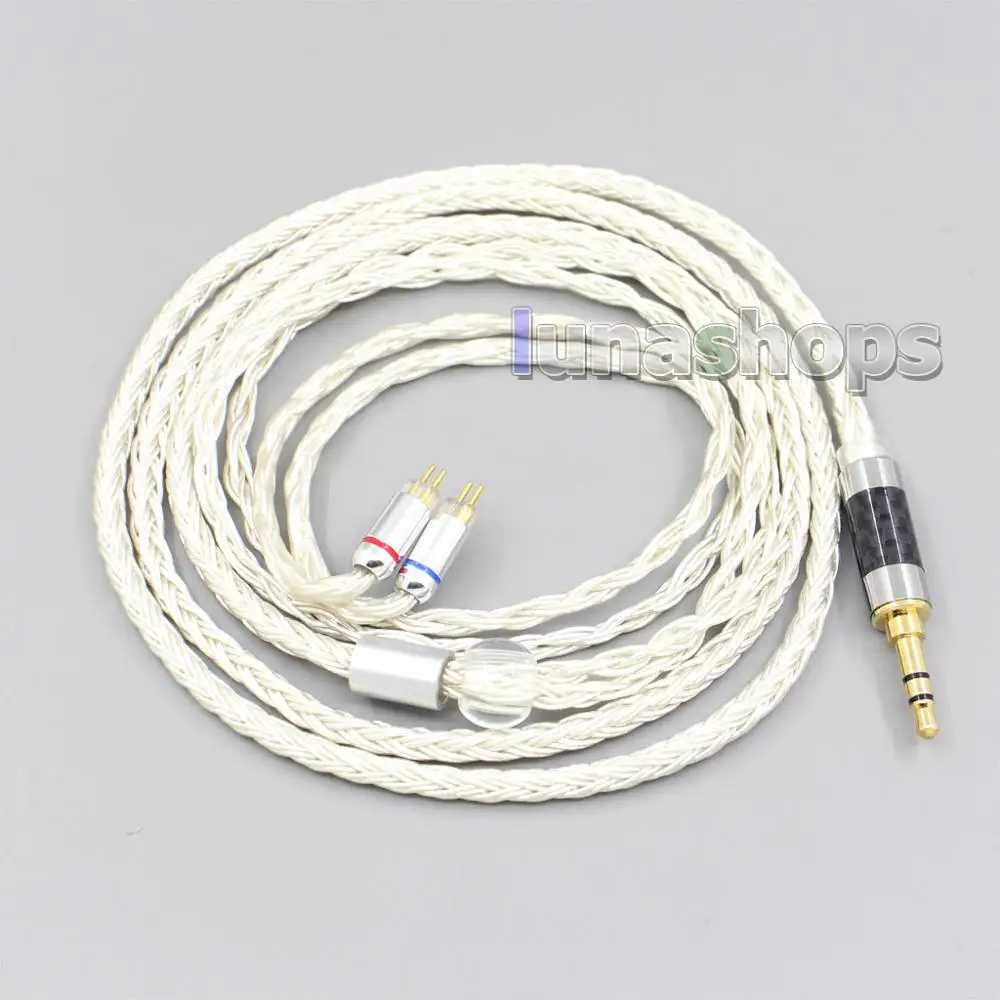 LN007219 16 Core OCC посеребренный кабель для наушников 0 78 мм BA Custom Westone W4r UM3X UM3RC JH13 High Step |