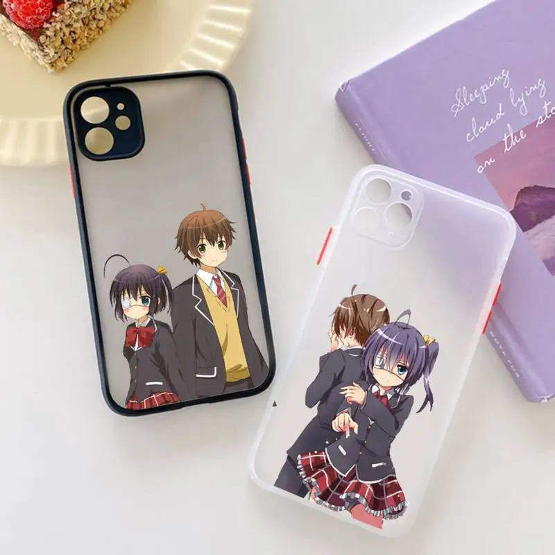 

chuunibyou demo koi ga shitai couple Phone Case matte transparent For iphone 7 8 11 12 plus mini x xs xr pro max cover