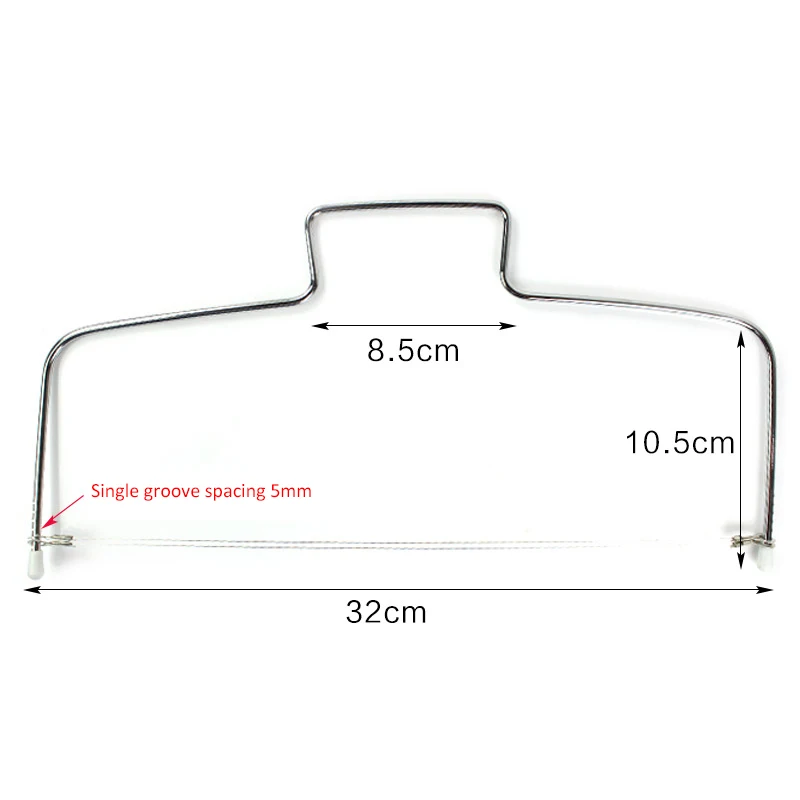 

1PC Stainless Steel Wire Cake Slicer Adjustable Baking Tools High Quality DIY Cake Tools For Kitchen Decorating Tool Accessories