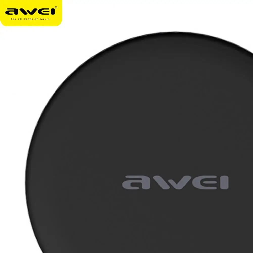 

AWEI W6 Charger For iPhone 12 Pro Max 12 Mini 10W Wireless Charger Back Adsorption Wireless Phone Quick Charger