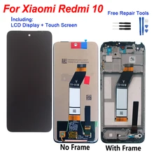 Original Lcd Screen For Xiaomi Redmi 10 Touch Screen LCD Display Digitizer Assembly Phone For Xiaomi Redmi 10 Parts Repair