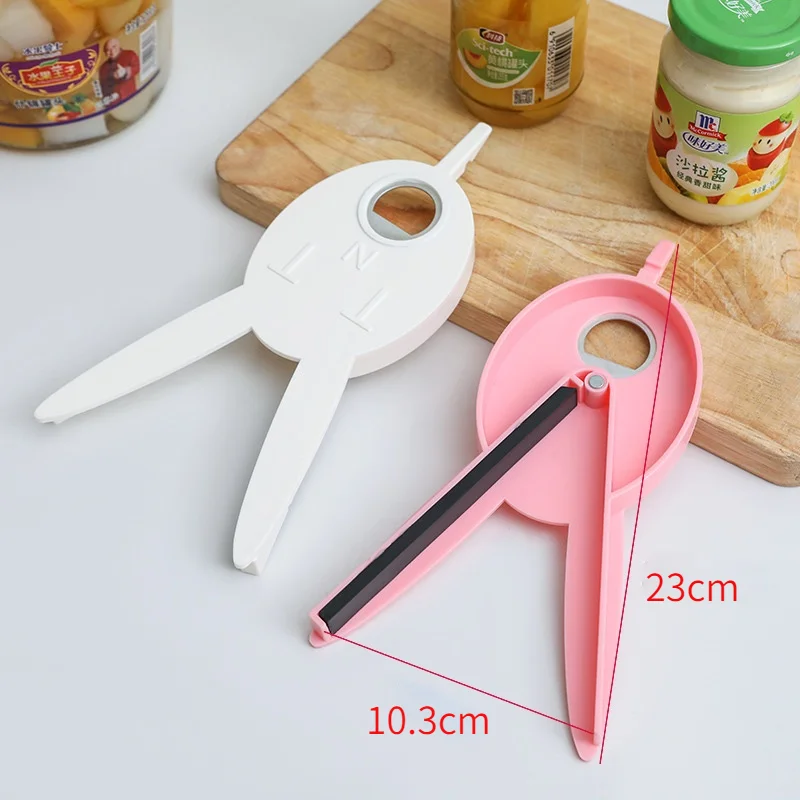 

Can Opener Bottle Cap Fast Lid Opener Bottle Opener Japanese Rotating Multi-Purpose Bottle Opener Kitchen Gadgets Wine Opener