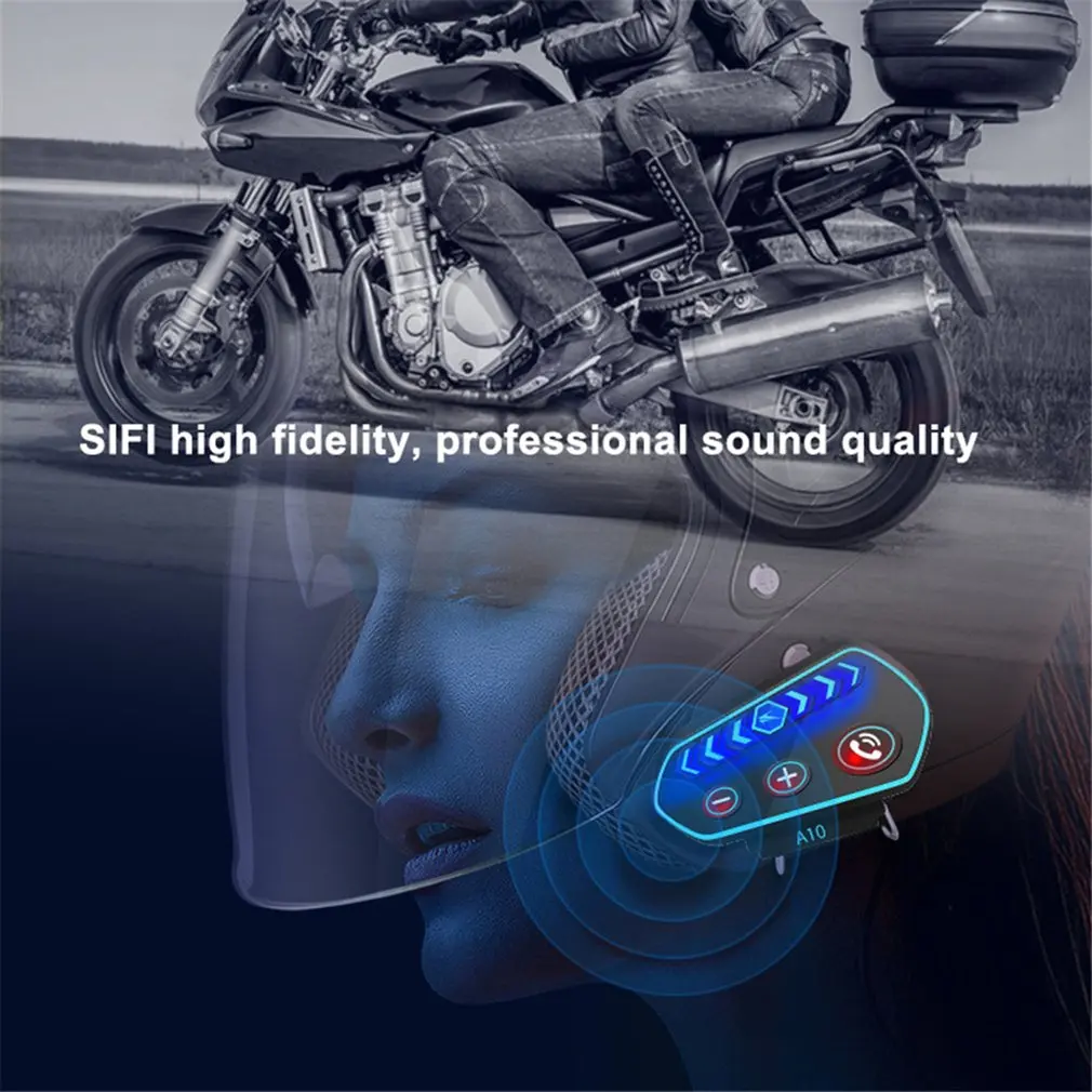 

Motorcycle Helmet Headset Wireless Waterproof 5.0 High Endurance Headphones Built-in 2600 Mah Battery Navigation Earphones