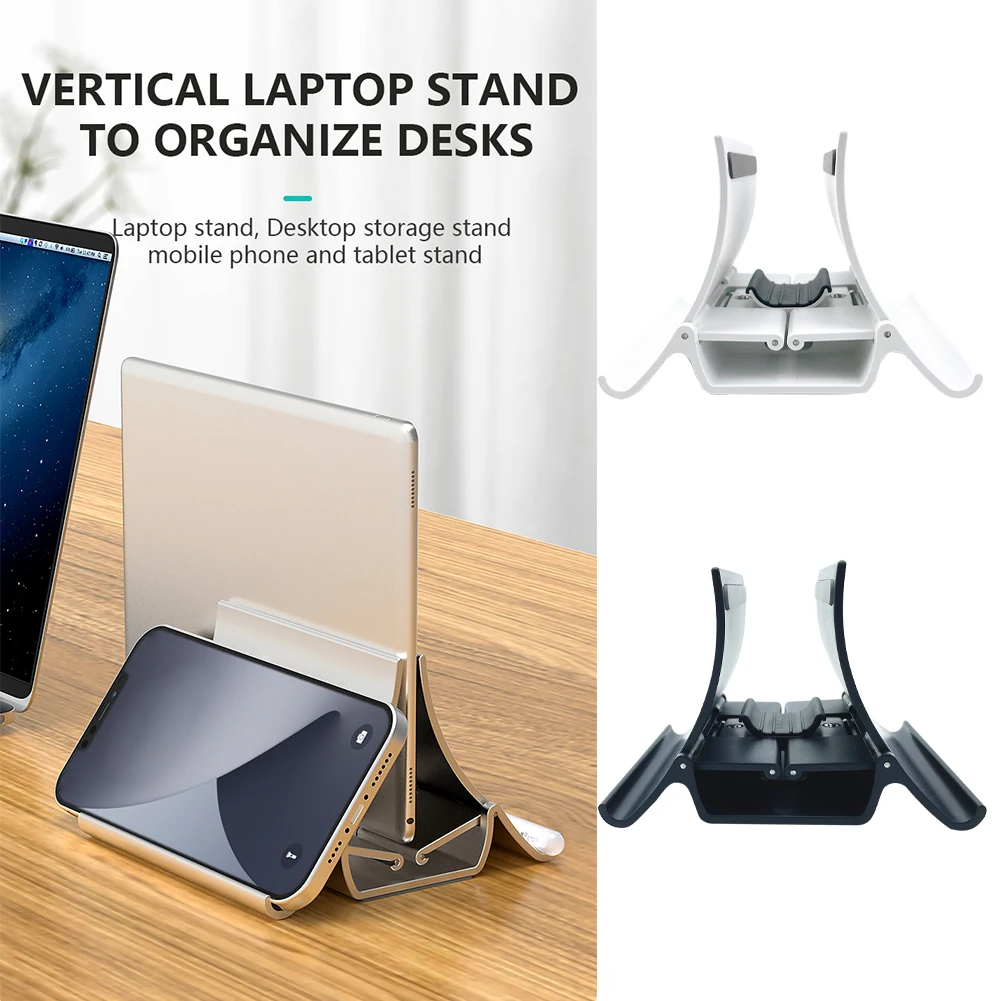 universal space saving for tablet phone vertical accessories desktop mechanical gravity portable storage holder laptop stand free global shipping