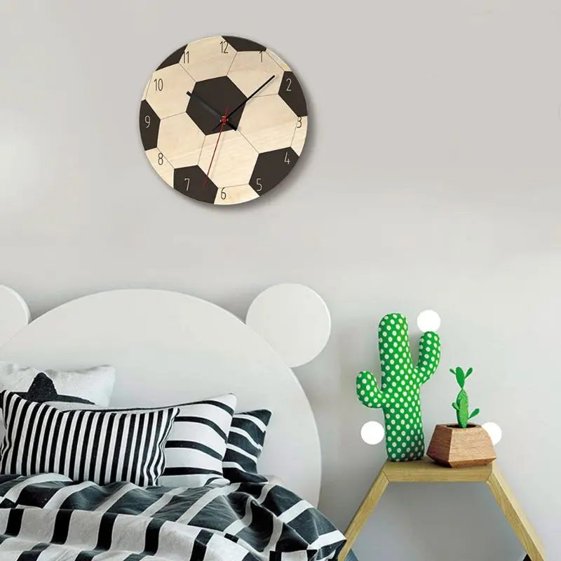 Деревянные настенные часы спортивные бальные стильные бесшумные Декор для дома