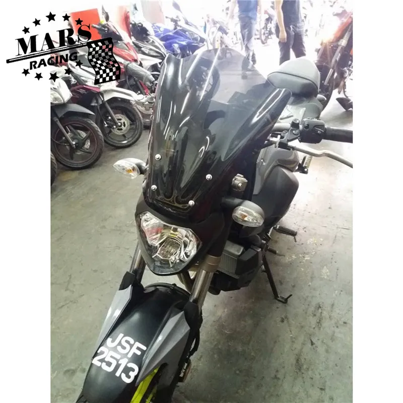 Аксессуары для мотоциклов Черный лобовое стекло ветровой щиток козырек Viser Yamaha