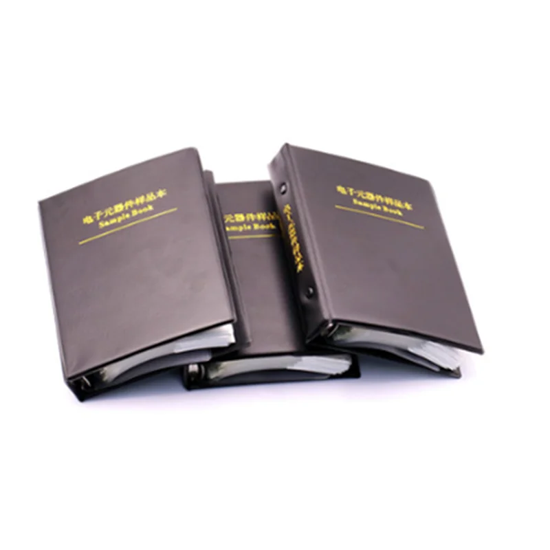 0201 0402 0603 0805 1206 1% Резистор книга полной серией продукции пустая с образцами 0R ~ 10 м